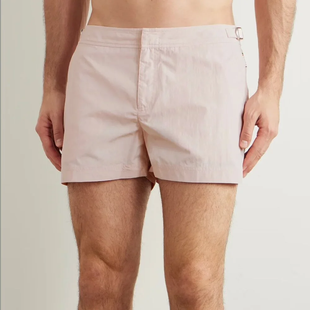 ORLEBAR BROWN Springer Slim Fit Short Length Swim Waist Adjust Pink Shorts Bath